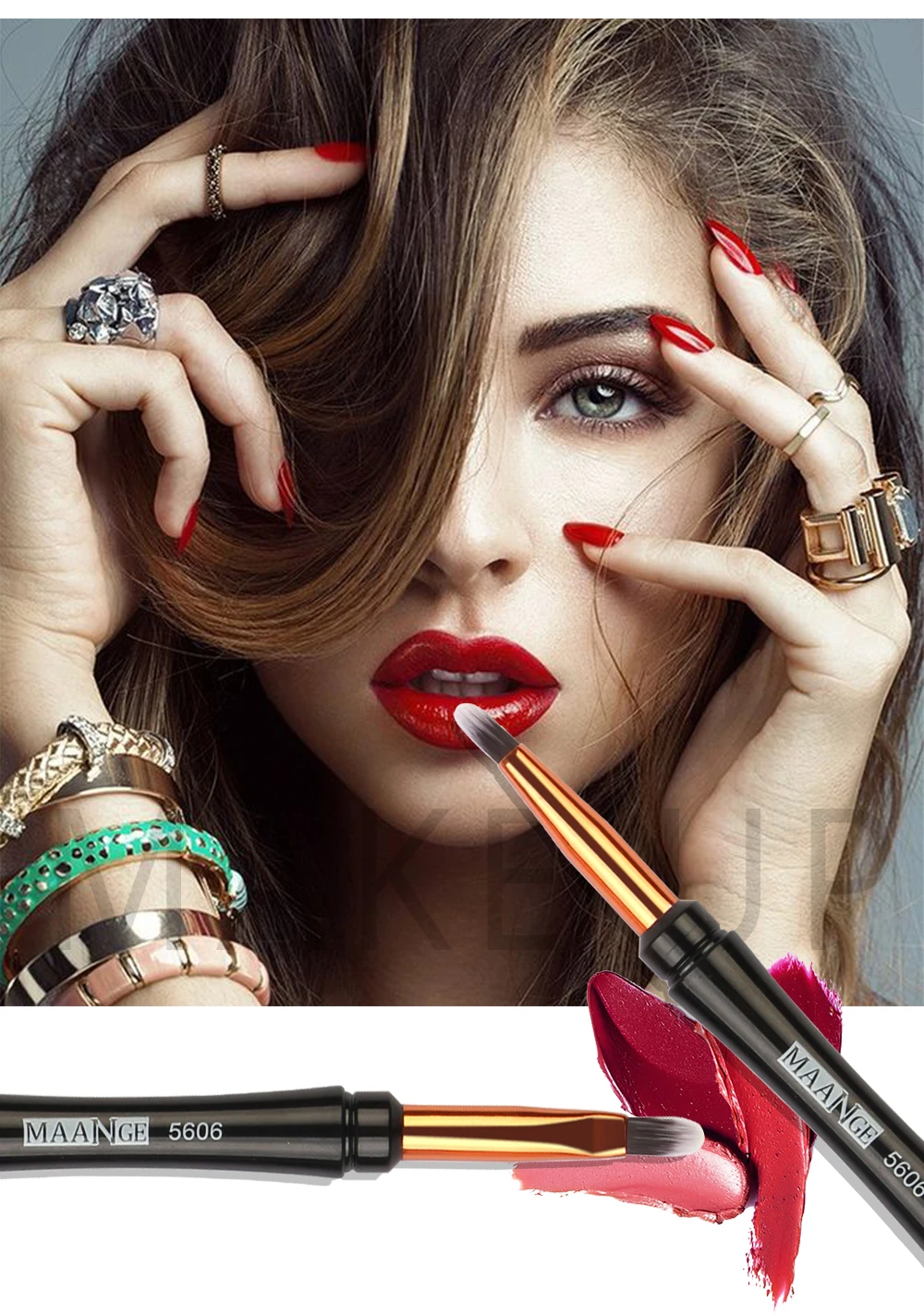 1pcs Double Eye Shadow Brush / Eyebrow Brush / Lip Brush Beauty Makeup Tool Makeup Brush
1pcs Double Eye Shadow Brush / Eyebrow Brush / Lip Brush Beauty Makeup Tool Makeup Brush