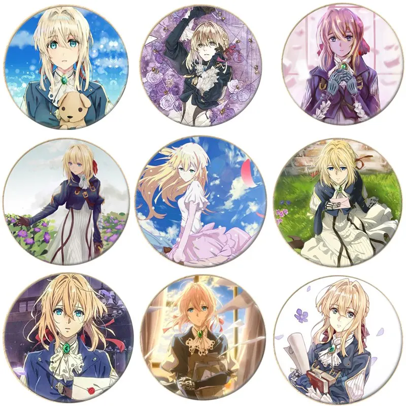 1pcs Hot Anime Violet Evergarden Cosplay Badge Cartoon Pretty Brooch Pins Collection bags Badges for Backpacks Button Clothes
1pcs Hot Anime Violet Evergarden Cosplay Badge Cartoon Pretty Brooch Pins Collection bags Badges for Backpacks Button Clothes