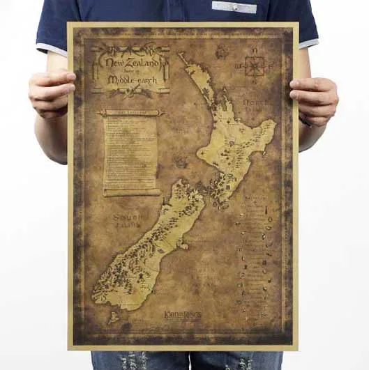 Lord of the rings the hobbit map of middle-earth, movie posters, restoring ancient ways map kraft paper adornment picture poster
Lord of the rings the hobbit map of middle-earth, movie posters, restoring ancient ways map kraft paper adornment picture poster
