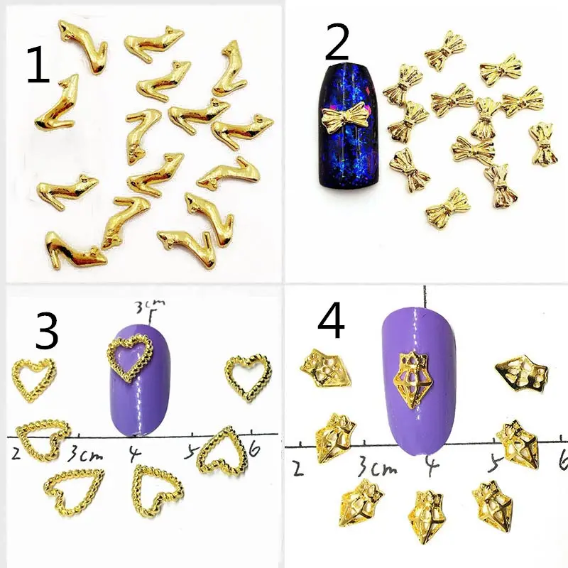 40Pcs High-heeled Shoe Nail Art Decorations Metal Charms Manicure Studs 3D Bling Nailart Supplies Bowknot New Arrive Accessoires
40Pcs High-heeled Shoe Nail Art Decorations Metal Charms Manicure Studs 3D Bling Nailart Supplies Bowknot New Arrive Accessoires