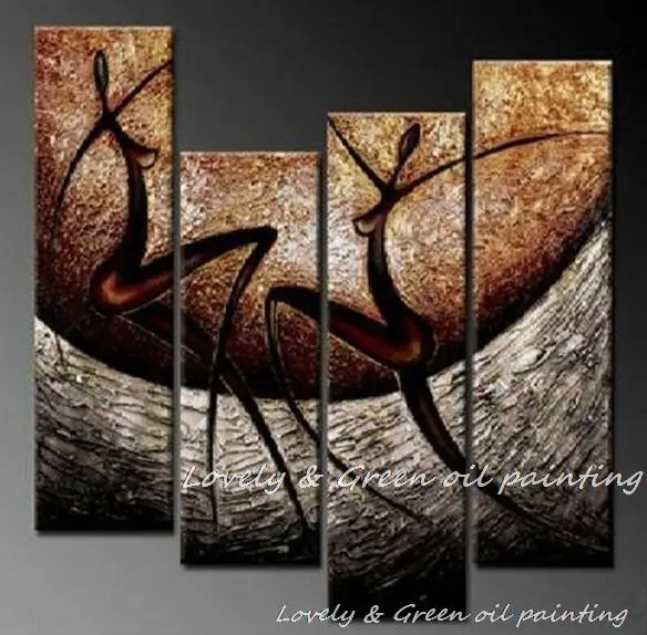 Arthyx Painting Hand-painted Wall Art Abstract Dancers Oil Paintings Home Decoration Rimless Pictures Decor On Canvas 4pcs/set
Arthyx Painting Hand-painted Wall Art Abstract Dancers Oil Paintings Home Decoration Rimless Pictures Decor On Canvas 4pcs/set