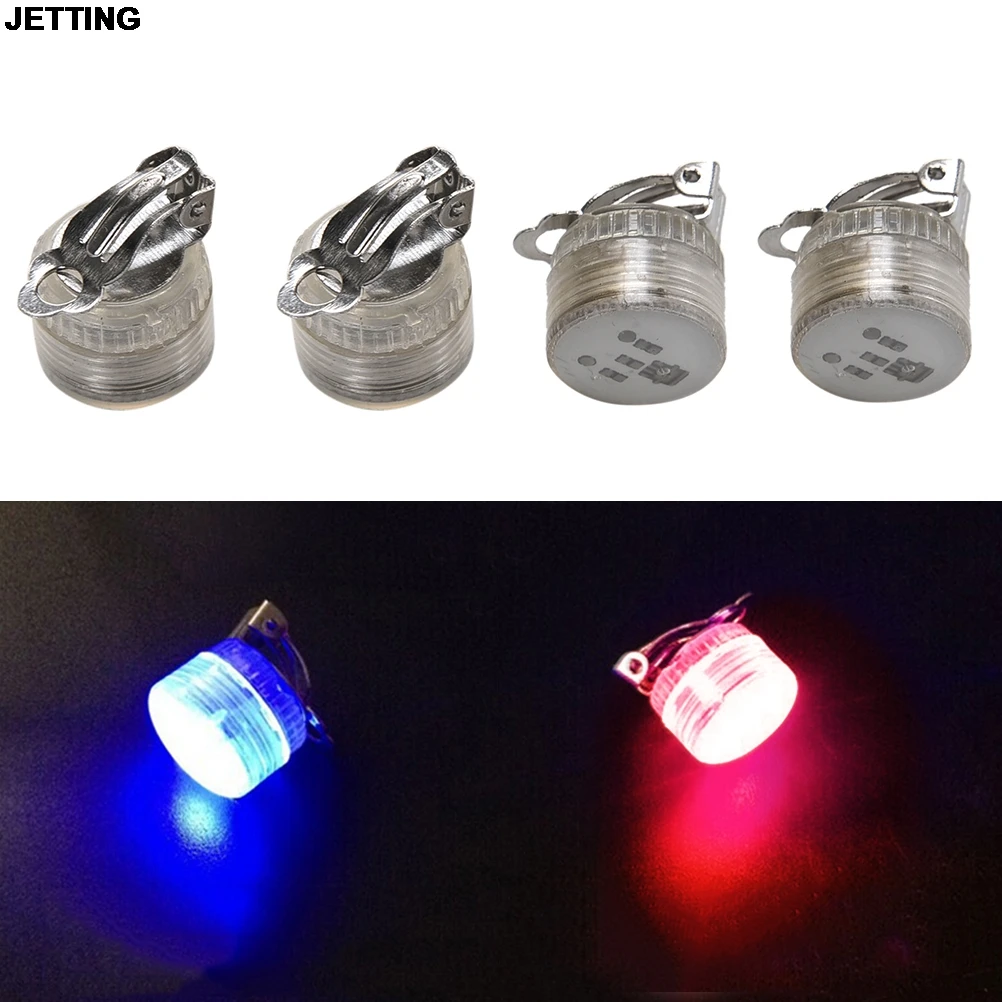 JETTING 1Pc Fashion LED Earrings Light Up Bling Ear Studs Blue Red Flash Style LED Earrings
JETTING 1Pc Fashion LED Earrings Light Up Bling Ear Studs Blue Red Flash Style LED Earrings