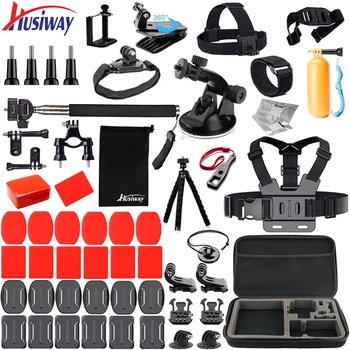 Husiway Accessories Kit for Gopro 6 Black Hero 5 4 3 Session AKASO / Sony / Soocoo / Eken / Yi 4K Campark Camera 18A
Husiway Accessories Kit for Gopro 6 Black Hero 5 4 3 Session AKASO / Sony / Soocoo / Eken / Yi 4K Campark Camera 18A