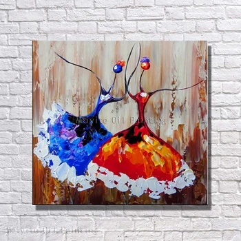Carton Dancing Damcer Hand Painted Portrait Hand painting Big Size Wall Picture For Living Room No Framed Oil Paintings
Carton Dancing Damcer Hand Painted Portrait Hand painting Big Size Wall Picture For Living Room No Framed Oil Paintings