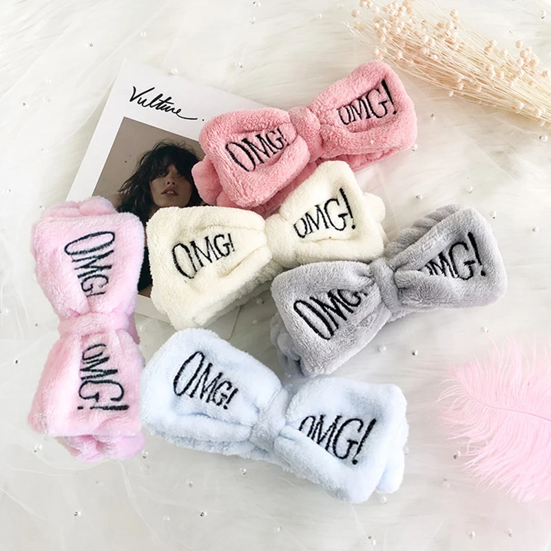 Girls Hair Accessories Letter"OMG" Coral Fleece Soft Bow Headbands for Women Hair Band Headwear Cute Hair Holder Hairbands
Girls Hair Accessories Letter"OMG" Coral Fleece Soft Bow Headbands for Women Hair Band Headwear Cute Hair Holder Hairbands