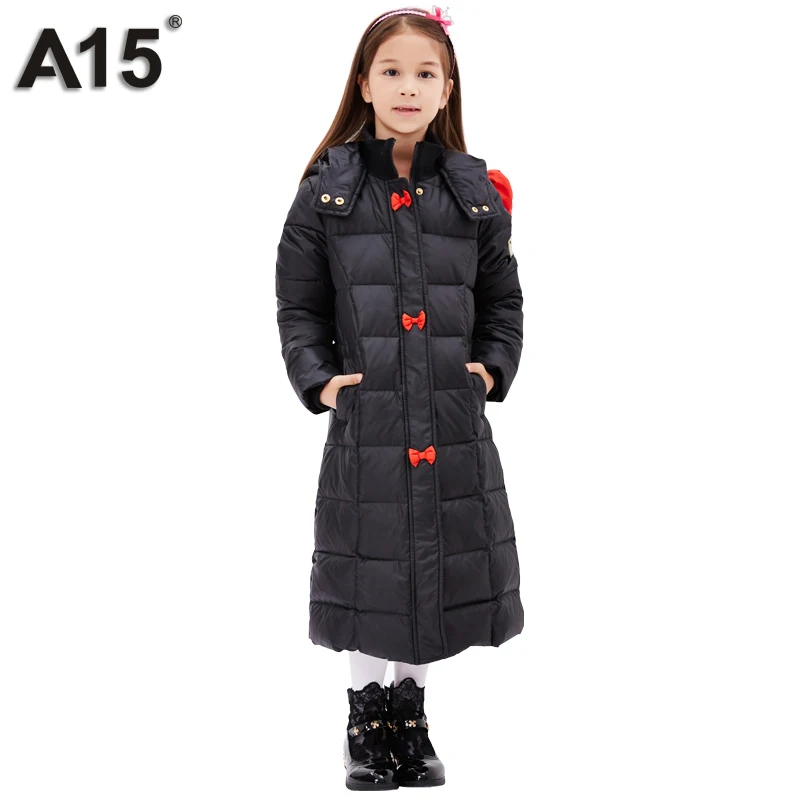 A15 Girls Down Jacket 2018 Brand Teenage Winter Coats Children Clothing Girls Long Thick Warm Hooded Outerwear Age 6 8 10 12 14
A15 Girls Down Jacket 2018 Brand Teenage Winter Coats Children Clothing Girls Long Thick Warm Hooded Outerwear Age 6 8 10 12 14