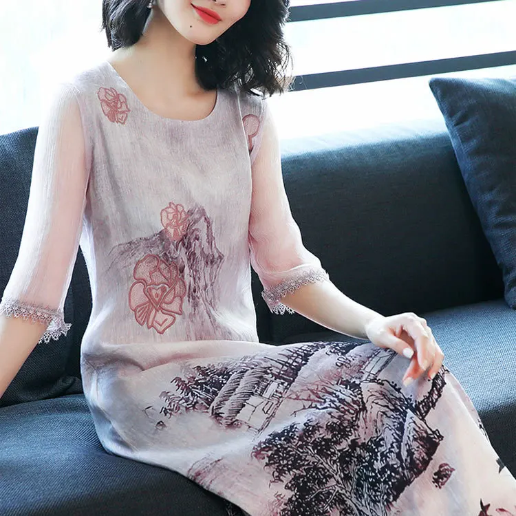 KMETRAM Ladies Elegant Office Work Vestidos Floral Vintage Long Summer Dresses Robe Femme Ete 2019 Woman Casual Dress MY115
KMETRAM Ladies Elegant Office Work Vestidos Floral Vintage Long Summer Dresses Robe Femme Ete 2019 Woman Casual Dress MY115