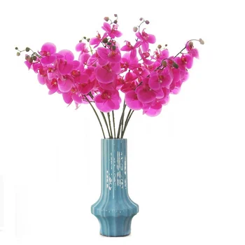 INDIGO- 9pcs Purple PU Orchid Flower Real Touch Phalaenopsis Latex Flower Wedding Party Flower Butterfly Flower Free Shipping
INDIGO- 9pcs Purple PU Orchid Flower Real Touch Phalaenopsis Latex Flower Wedding Party Flower Butterfly Flower Free Shipping