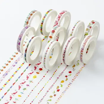 MIRUI mikimood non-trace tape colorful hand account lace tore DIY decorative stickers narrow 9mmx10m
MIRUI mikimood non-trace tape colorful hand account lace tore DIY decorative stickers narrow 9mmx10m