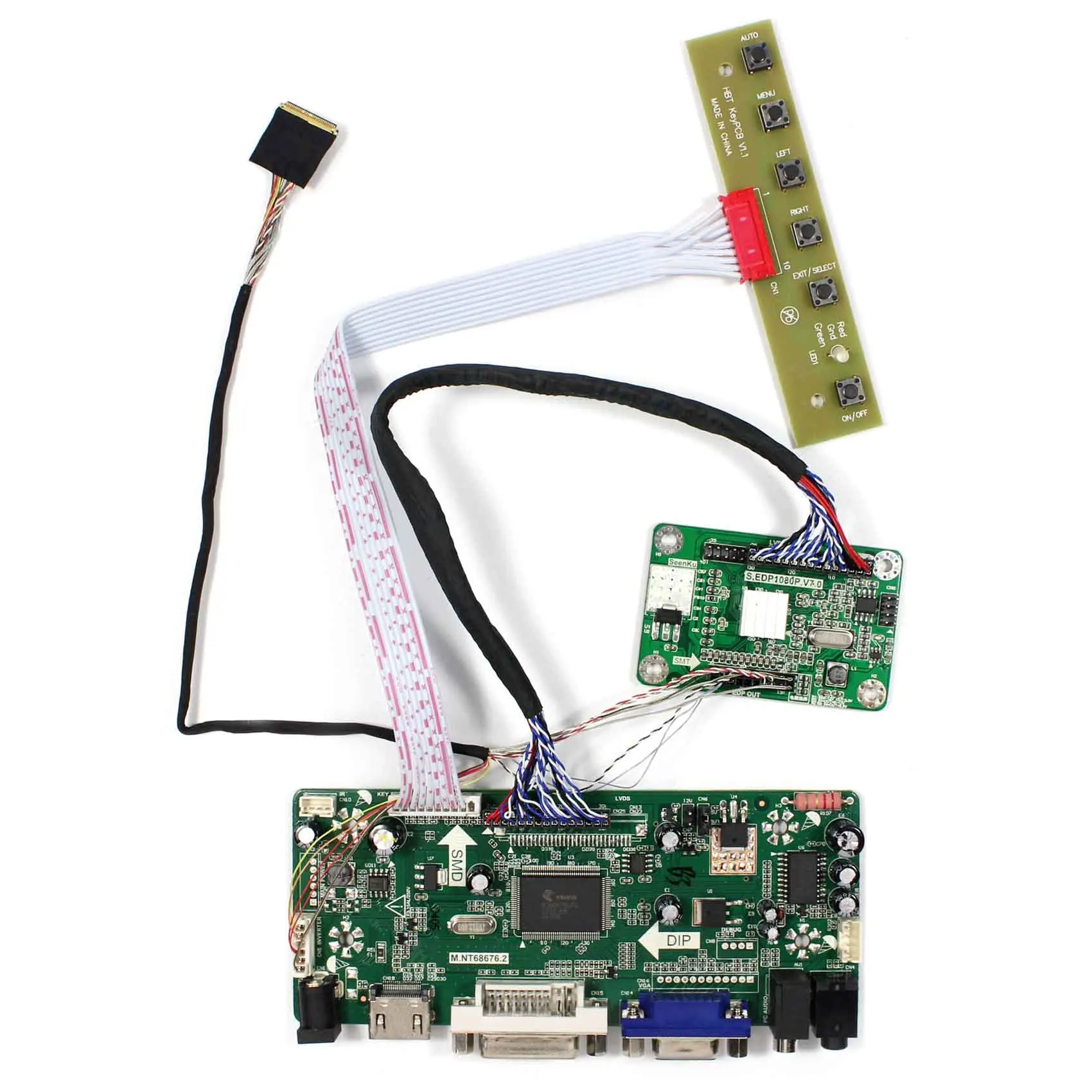 Плата аудиоконтроллера H DMI VGA DVI для 17,3 дюймового 1920x1080 N173HCE-E31 EDP ЖК-экрана
Плата аудиоконтроллера H DMI VGA DVI для 17,3 дюймового 1920x1080 N173HCE-E31 EDP ЖК-экрана