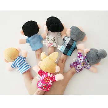 WOTT Cute 6pcs Family Finger Puppets - People Includes Mom Dad Grandpa Free Cable Tie
WOTT Cute 6pcs Family Finger Puppets - People Includes Mom Dad Grandpa Free Cable Tie