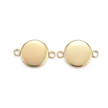 10pcs~20 pcs 8/10/12mm 304 Stainless Steel Jewelry DIY Loose Findings Golden Cabochon Connector Settings Flat Round F60
10pcs~20 pcs 8/10/12mm 304 Stainless Steel Jewelry DIY Loose Findings Golden Cabochon Connector Settings Flat Round F60