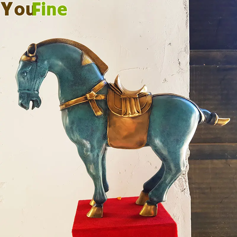 YOUFINE bronze Tang horse statue decoration ornaments home Chinese bronze sculpture decorative crafts
YOUFINE bronze Tang horse statue decoration ornaments home Chinese bronze sculpture decorative crafts