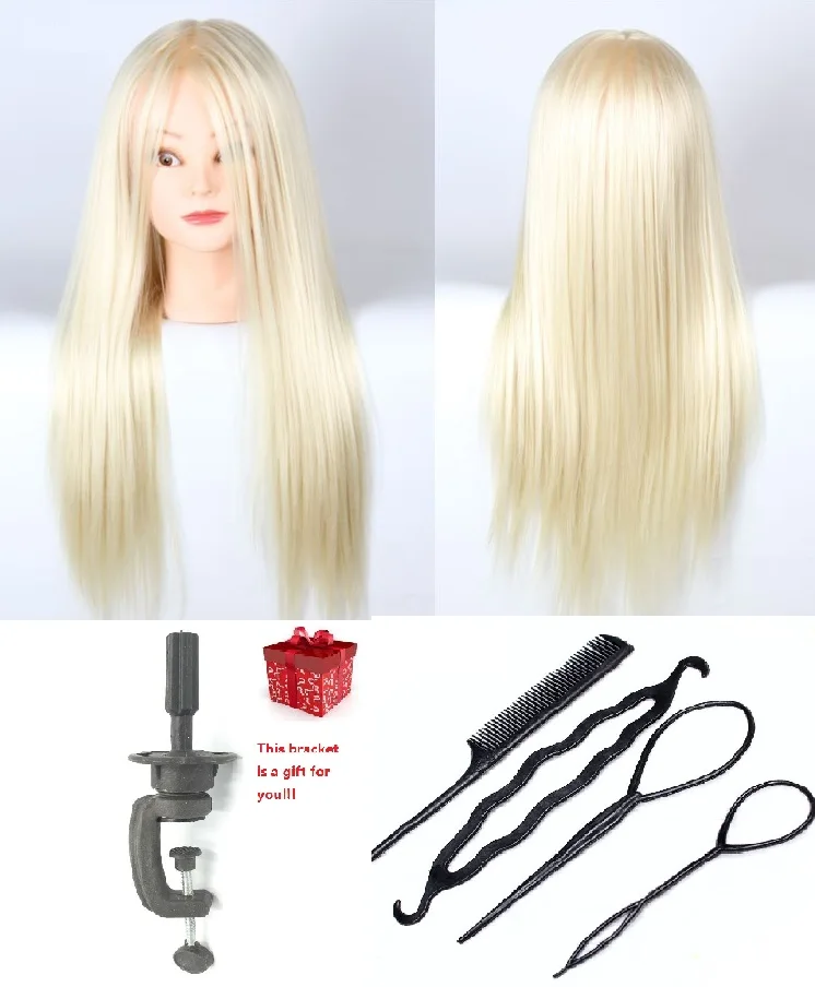 CAMMITEVER 20inch Golden Hair Mannequin Head With 4 Gifts Practice Woman Mannequin Head Hairstyling Cosmetology Display Wig
CAMMITEVER 20inch Golden Hair Mannequin Head With 4 Gifts Practice Woman Mannequin Head Hairstyling Cosmetology Display Wig
