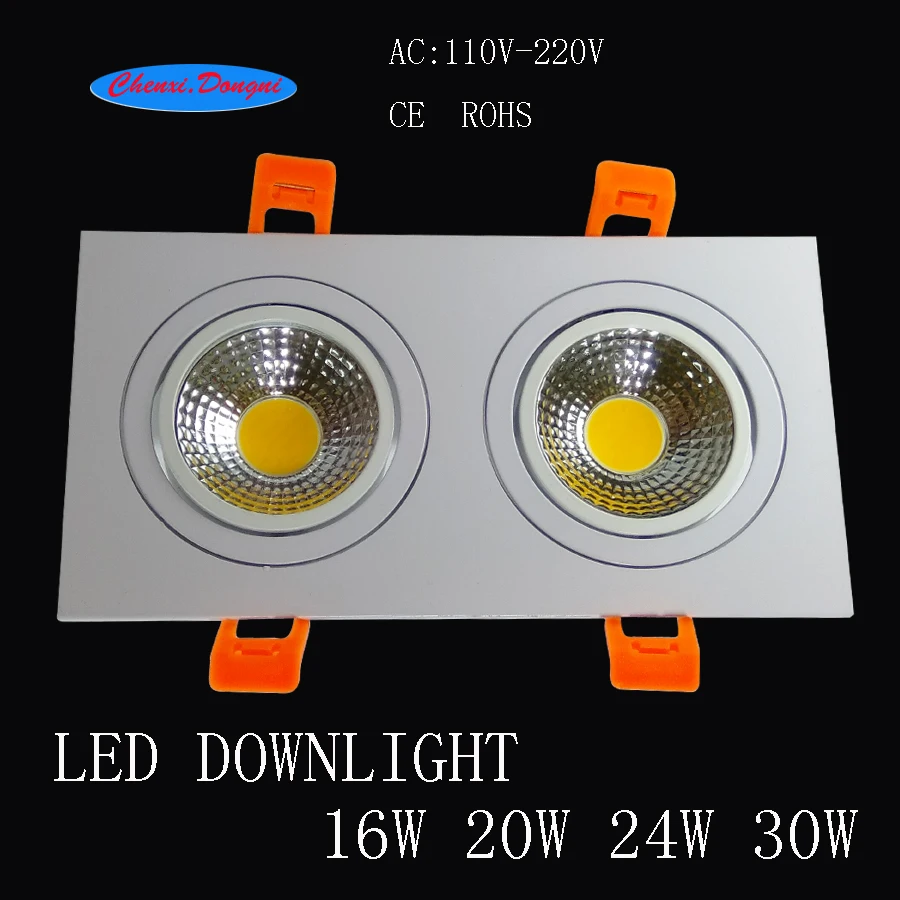 10pcs/lot LED square16w20w24w30w 85-265V Very Bright LED COB chip downlight Recessed LED Ceiling light Spot Light Lamp white
10pcs/lot LED square16w20w24w30w 85-265V Very Bright LED COB chip downlight Recessed LED Ceiling light Spot Light Lamp white