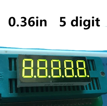 7 Segment 0.36" 0.36in LED Display green Nixie tube 0.36 inches 5 Bit Digital Tube Plastic Metal Common Anode
7 Segment 0.36" 0.36in LED Display green Nixie tube 0.36 inches 5 Bit Digital Tube Plastic Metal Common Anode