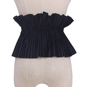 New brand design Summer Black Lace Up Fold Cummerbunds Female Women wide Belts Wild Velvet Women's Belts Fashion accessories
New brand design Summer Black Lace Up Fold Cummerbunds Female Women wide Belts Wild Velvet Women's Belts Fashion accessories