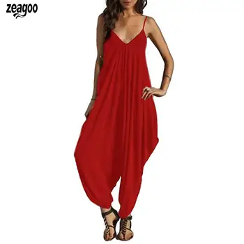 Women Casual Spaghetti Strap Low Back Lantern Back, Pants Solid Jumpsuit Casual, Street, Outdoor, etc
Women Casual Spaghetti Strap Low Back Lantern Back, Pants Solid Jumpsuit Casual, Street, Outdoor, etc