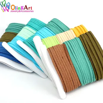 OlingArt 3*1.5mm 9M Green Faux Suede Cord /flat Leather Cord Rope/Line Accessory earrings Bracelet necklace jewelry making
OlingArt 3*1.5mm 9M Green Faux Suede Cord /flat Leather Cord Rope/Line Accessory earrings Bracelet necklace jewelry making
