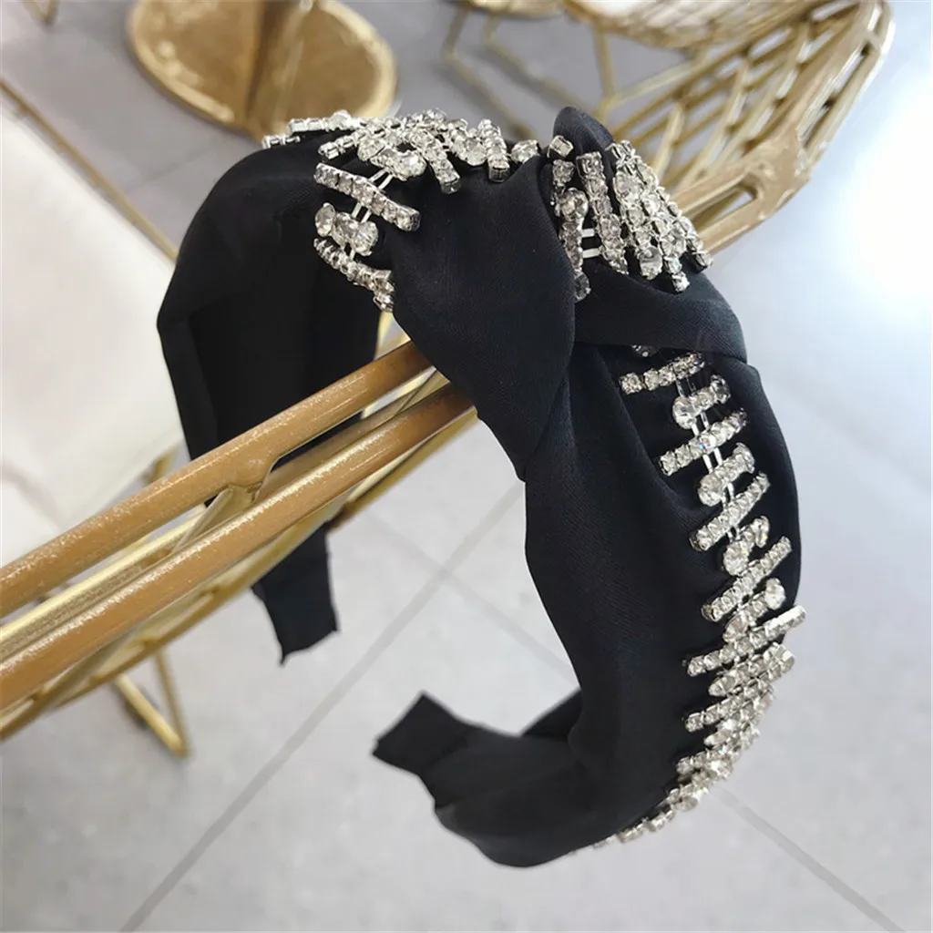 Fashion Women's Crystal Headband Fabric Hairband Head Wrap Hair Band High Elastic Headband For Girls Hair Accessories
Fashion Women's Crystal Headband Fabric Hairband Head Wrap Hair Band High Elastic Headband For Girls Hair Accessories