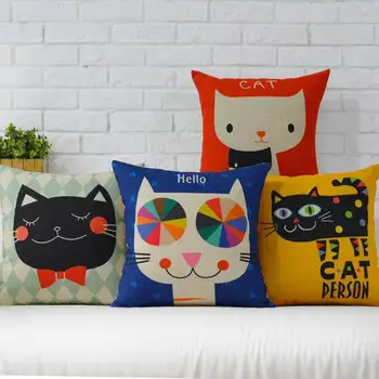 Cat classroom Cute Cartoon American cotton pillow Cushion Linen Pillowcases for office home decorate sofa cushions 
Cat classroom Cute Cartoon American cotton pillow Cushion Linen Pillowcases for office home decorate sofa cushions