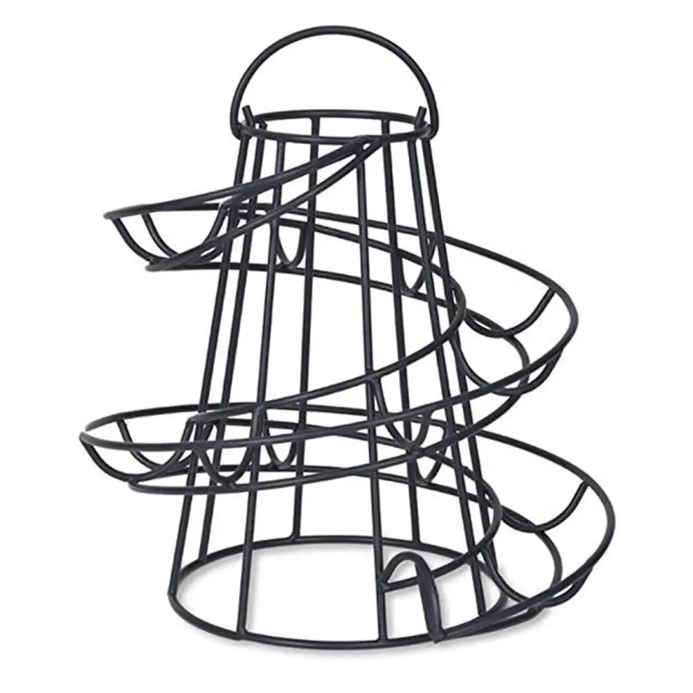 Creative Egg Rack Spiral Egg Basket Wrought Iron Practical Multi-purpose Rack Storage Kitchen Appliances
Creative Egg Rack Spiral Egg Basket Wrought Iron Practical Multi-purpose Rack Storage Kitchen Appliances