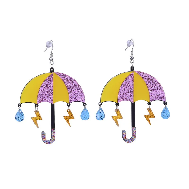 New Exaggerated Hollow Out Colorful Umbrella Geometric Acrylic Drop Earrings Fashion Abstract Simple Design Dangle Earrings Gift
New Exaggerated Hollow Out Colorful Umbrella Geometric Acrylic Drop Earrings Fashion Abstract Simple Design Dangle Earrings Gift