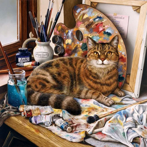New Diamond mosaic diamond embroidery beads cat Brush paint animal diamonds cross stitch painting handwork kits wall decor
New Diamond mosaic diamond embroidery beads cat Brush paint animal diamonds cross stitch painting handwork kits wall decor