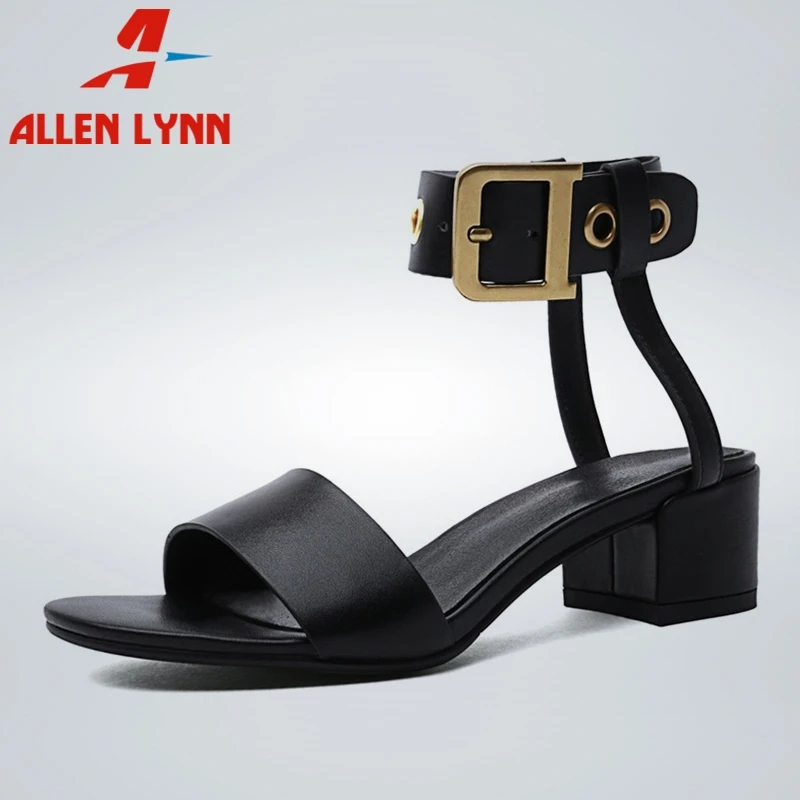 ALLENLYNN Brand New Big Size 33-43 Luxury Genuine Leather Ladies High Heels Shoes Woman Casual Party Ol Summer Sandals
ALLENLYNN Brand New Big Size 33-43 Luxury Genuine Leather Ladies High Heels Shoes Woman Casual Party Ol Summer Sandals