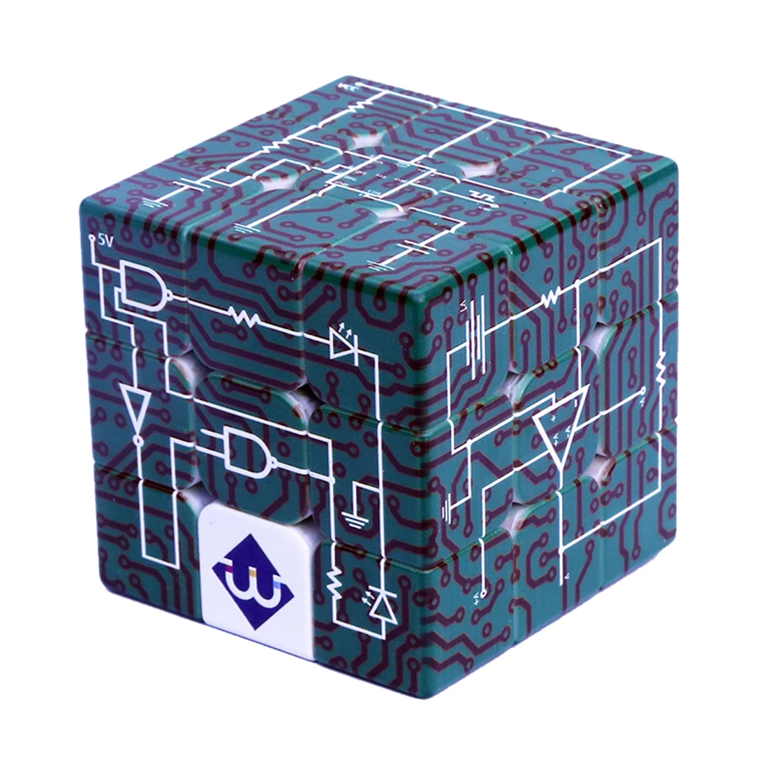 Electric Circuits 3x3x3 Relief Effect Magic Cube IQ Puzzle Cube Game for Blind Man
Electric Circuits 3x3x3 Relief Effect Magic Cube IQ Puzzle Cube Game for Blind Man