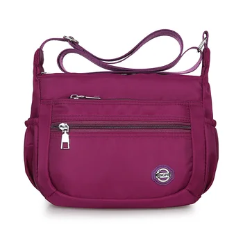 Fashion Women's Shoulder Bag Multi-Functional Pockets High Quality Hobos Handbags Waterproof Light Nylon Fabric Messenger Bag
Fashion Women's Shoulder Bag Multi-Functional Pockets High Quality Hobos Handbags Waterproof Light Nylon Fabric Messenger Bag