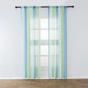Multicolor striped cotton yarn Sheer Curtain Tulle Window Treatment Voile Drape Valance Fabric 2pcs Polyester Flying curtain
Multicolor striped cotton yarn Sheer Curtain Tulle Window Treatment Voile Drape Valance Fabric 2pcs Polyester Flying curtain