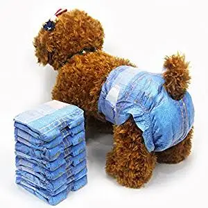 Pet Soft Pet Diapers Female Jeans Style Disposable Dog Diaper Puppy Nappies Sanitary Pants
Pet Soft Pet Diapers Female Jeans Style Disposable Dog Diaper Puppy Nappies Sanitary Pants