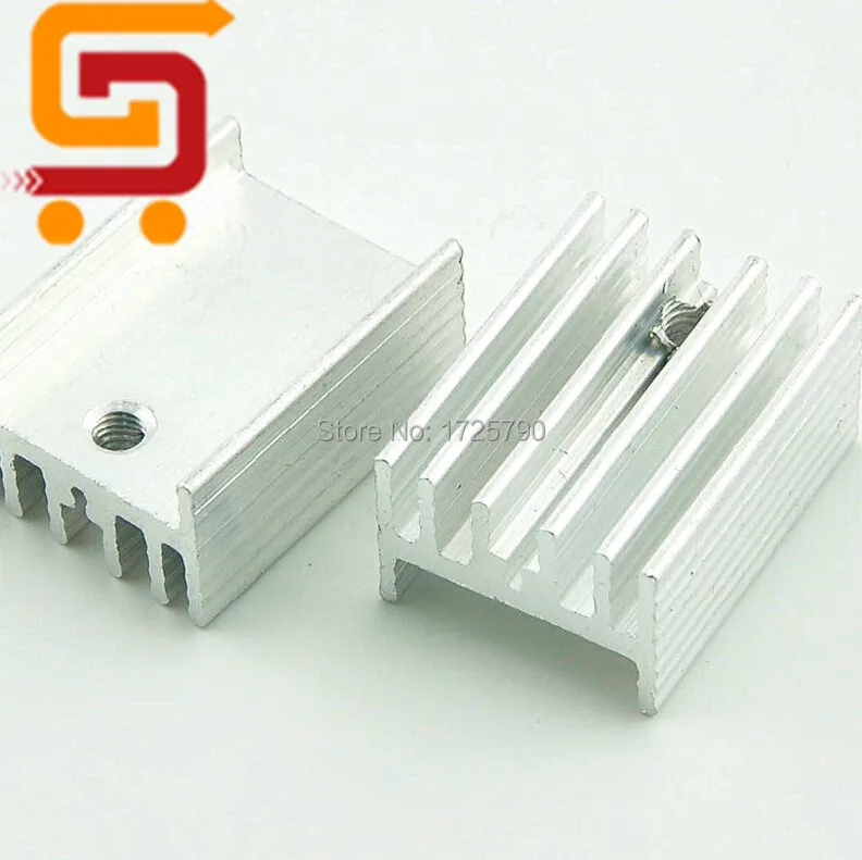 100pcs Aluminum Heatsink TO-220 20*15*10MM TO220 Cooling Heat Sink For L7805 LM337 Triode Transistors Cooler IC Chip Radiator
100pcs Aluminum Heatsink TO-220 20*15*10MM TO220 Cooling Heat Sink For L7805 LM337 Triode Transistors Cooler IC Chip Radiator