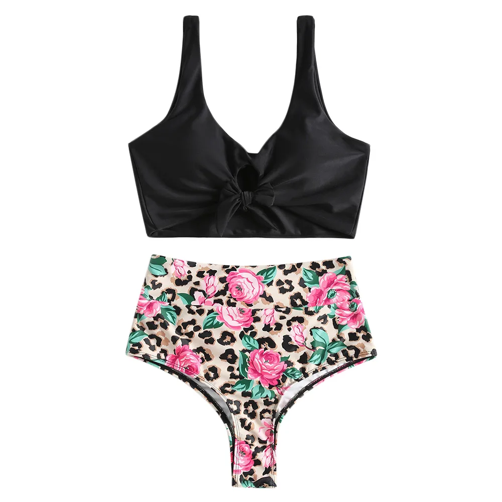 ZAFUL 2019 Leopard Swimsuit Floral Scrunch Bikini Set High Waist Bikini Black Bathing Suit Swimwear Women Brazilian Beach Wear
ZAFUL 2019 Leopard Swimsuit Floral Scrunch Bikini Set High Waist Bikini Black Bathing Suit Swimwear Women Brazilian Beach Wear