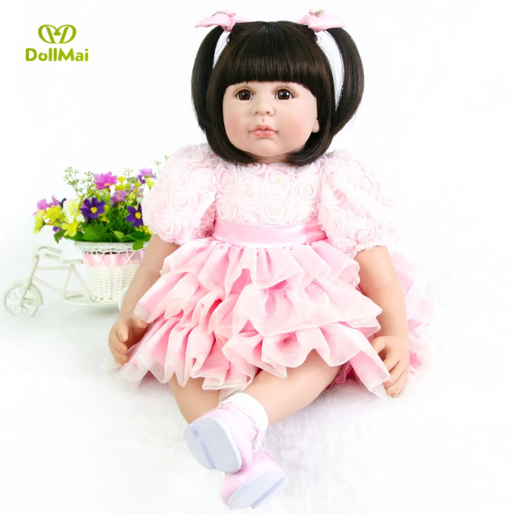 Silicone Reborn Baby Doll Toys 60cm Princess Toddler Babies Like Alive Bebes reborn menina Brinquedos Girls Birthday Gift
Silicone Reborn Baby Doll Toys 60cm Princess Toddler Babies Like Alive Bebes reborn menina Brinquedos Girls Birthday Gift