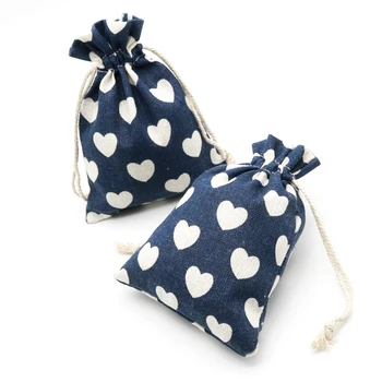 5PCS 10x14cm Cotton Linen Bags Sweet Dark Blue Heart Gift Drawstring Bags Neckalce Bracelets Bangle Handmade Jewelry Packing Bag
5PCS 10x14cm Cotton Linen Bags Sweet Dark Blue Heart Gift Drawstring Bags Neckalce Bracelets Bangle Handmade Jewelry Packing Bag