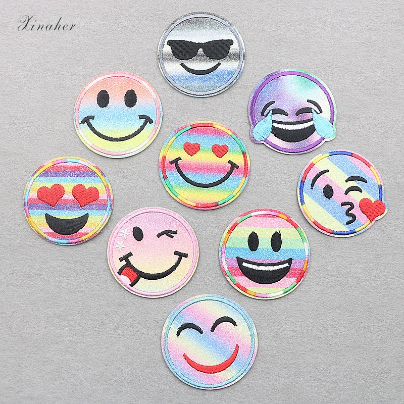 9pcs color face expression Iron On Patches Embroidered Patches Apparel Fabric Sewing Applique DIY Clothes Stickers Patches
9pcs color face expression Iron On Patches Embroidered Patches Apparel Fabric Sewing Applique DIY Clothes Stickers Patches