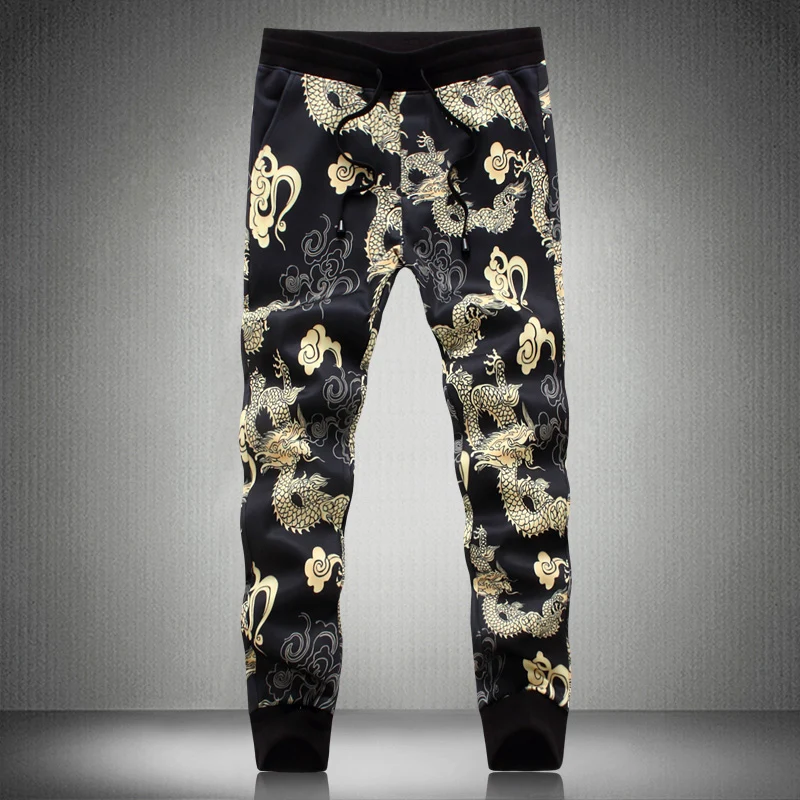High Quality Pants Men Korean Slim Fit Casual China Dragon Print Harem Pant Man Plus Size Autumn Streetwear Mens Joggers 5XL-M
High Quality Pants Men Korean Slim Fit Casual China Dragon Print Harem Pant Man Plus Size Autumn Streetwear Mens Joggers 5XL-M