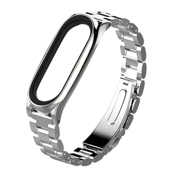 Metal Strap For Xiaomi Mi Band 3 Screwless Stainless Steel Bracelet Strap For Mi Band 3 Wristband Strap Watch accessory
Metal Strap For Xiaomi Mi Band 3 Screwless Stainless Steel Bracelet Strap For Mi Band 3 Wristband Strap Watch accessory