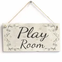 Meijiafei לשחק חדר-כפרי המדינה דקור דלת סימן/שלט ילדים חדר 10 "x 5"(China)