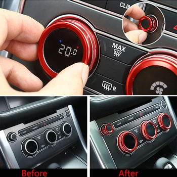 4pcs Aluminium Alloy Center AC Switch Knob Cover Ring Trim For Land Rover Range Rover 2013-2017 & Range Rover Sport 2014-2017
4pcs Aluminium Alloy Center AC Switch Knob Cover Ring Trim For Land Rover Range Rover 2013-2017 & Range Rover Sport 2014-2017
