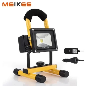10W Rechargeable LED Work Light 750lm Portable Flood Light 5 Modes Waterproof Outdoor Emergency Light with Adapter+Car Charger
10W Rechargeable LED Work Light 750lm Portable Flood Light 5 Modes Waterproof Outdoor Emergency Light with Adapter+Car Charger
