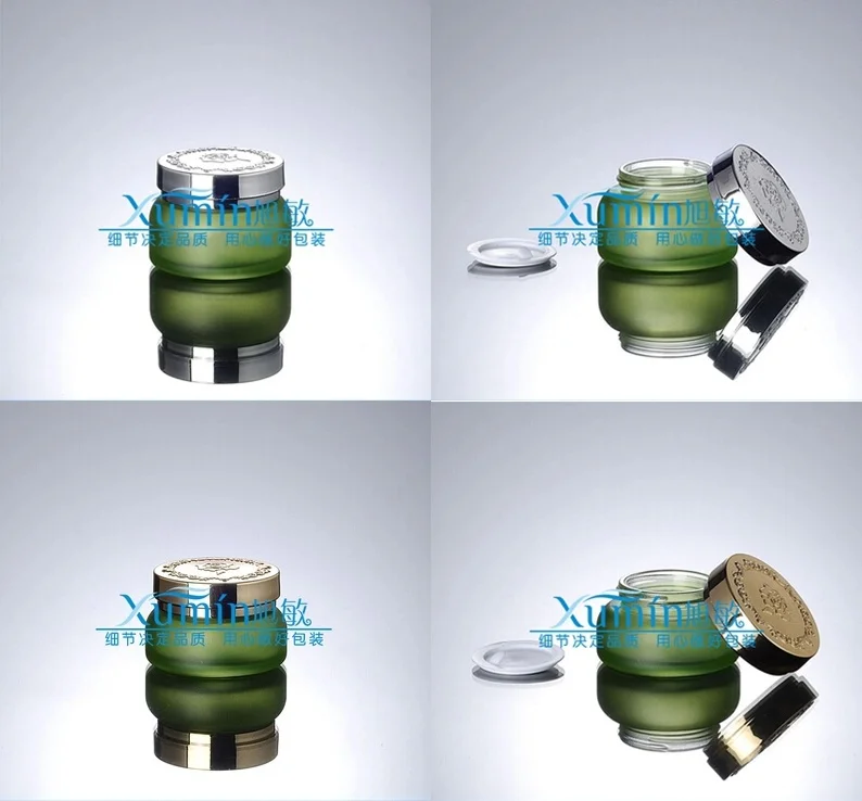 Capacity 50G green frosted glass cream jar,50g cosmetic container glass Jar,Cosmetic Packaging glass bottle
Capacity 50G green frosted glass cream jar,50g cosmetic container glass Jar,Cosmetic Packaging glass bottle