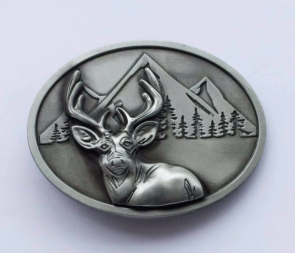 Bronze And Sliver Plated Western Deer Hunter Hunting Belt Buckle SW-BY858 suitable for 4cm wideth belt with continous stock
Bronze And Sliver Plated Western Deer Hunter Hunting Belt Buckle SW-BY858 suitable for 4cm wideth belt with continous stock