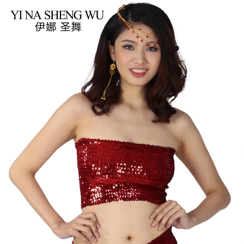 1Pc Belly Dance Sequin Top Belly Dance Bra Top Dancing High-elastic Tops Wrapped Chest Sexy Off Shoulder Party Clothes Dancewear
1Pc Belly Dance Sequin Top Belly Dance Bra Top Dancing High-elastic Tops Wrapped Chest Sexy Off Shoulder Party Clothes Dancewear