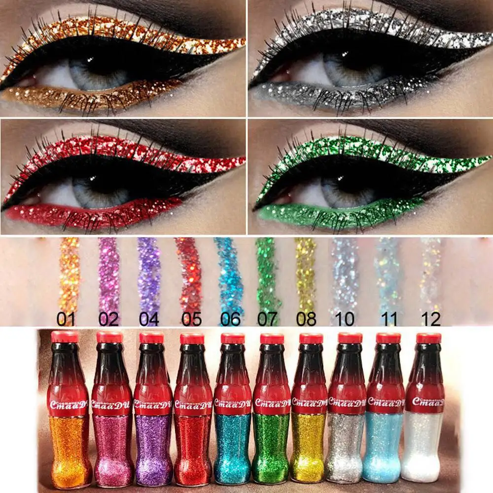 Glitter Eyeliner Makeup Liquid Eyeshadow Diamond Proofessional Eye Liners For Woman Cosmetic Sliver Rose Glod Eyeliner Cosmetic
Glitter Eyeliner Makeup Liquid Eyeshadow Diamond Proofessional Eye Liners For Woman Cosmetic Sliver Rose Glod Eyeliner Cosmetic