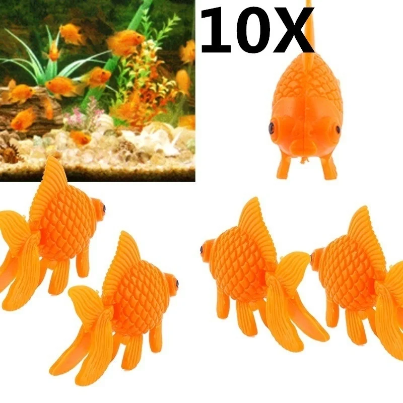 10 PCS Aquarium Artificial Goldfish Decor Acuarios Simulated Fish Ornaments Accessories Plastic Fishes Fish Tank Decoration
10 PCS Aquarium Artificial Goldfish Decor Acuarios Simulated Fish Ornaments Accessories Plastic Fishes Fish Tank Decoration