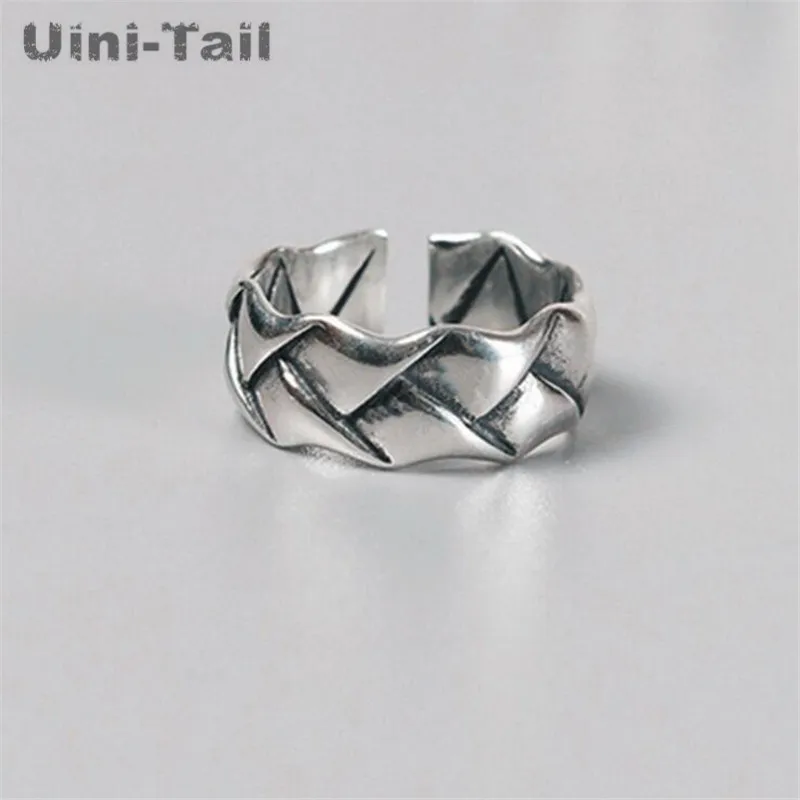Uini-Tail 2019 new listing 925 sterling silver creative retro irregular opening ring fashion personality high quality jewelry
Uini-Tail 2019 new listing 925 sterling silver creative retro irregular opening ring fashion personality high quality jewelry