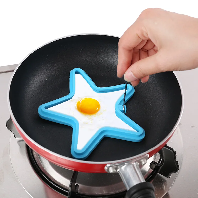 Star Shape Fried Egg Pancake Ring Mold Silicone Egg Cooking Tools Set Fried Kitchen Gadgets for DIY Foods Tools Drop ShippingP25
Star Shape Fried Egg Pancake Ring Mold Silicone Egg Cooking Tools Set Fried Kitchen Gadgets for DIY Foods Tools Drop ShippingP25